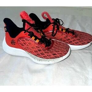 Under Armour Elmo Curry Flow 9 x Sesame Street Sneakers Youth Size 5.5 Red Shoes